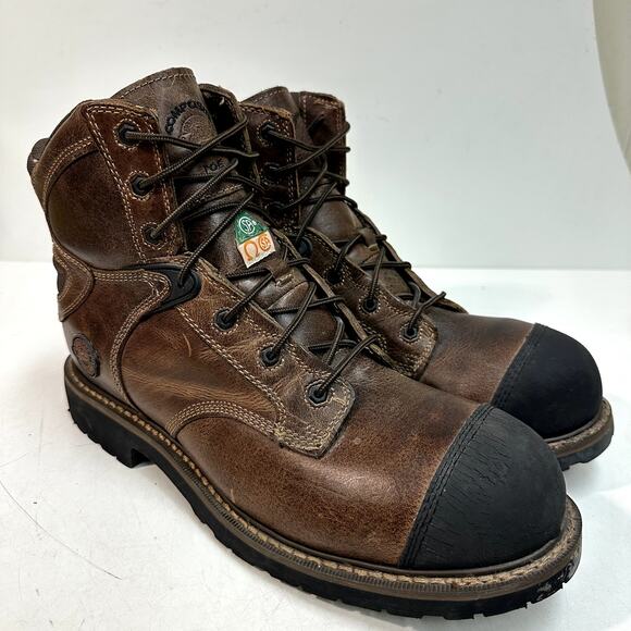 VERY GOOD Justin CW677 6" Utah Waterproof Safety Composite Toe Work Boot 12 EE - Picture 2 of 14